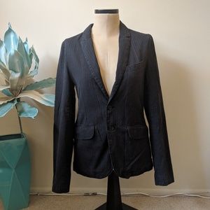 100% Cotton Keanan Duffty Fitted Blazer Jacket